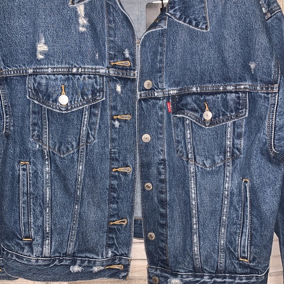 NWT LEVI’S 90’s Trucker Denim Jacket - Picture 7 of 8
